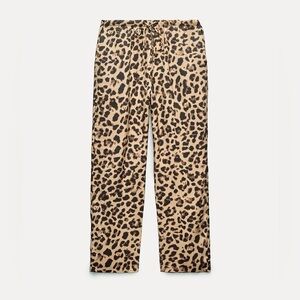 Zara Leopard Print Pants